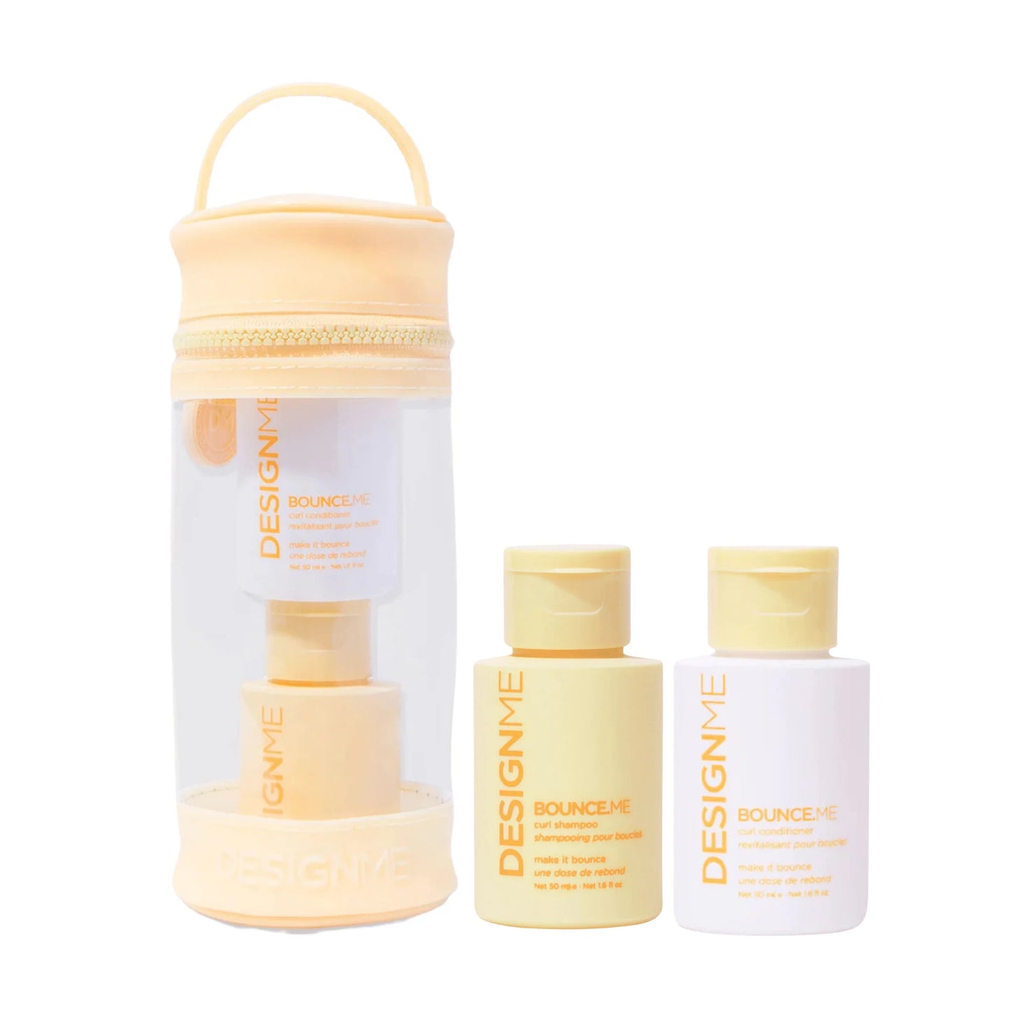 Design me duo format valise shampoing et revitalisant