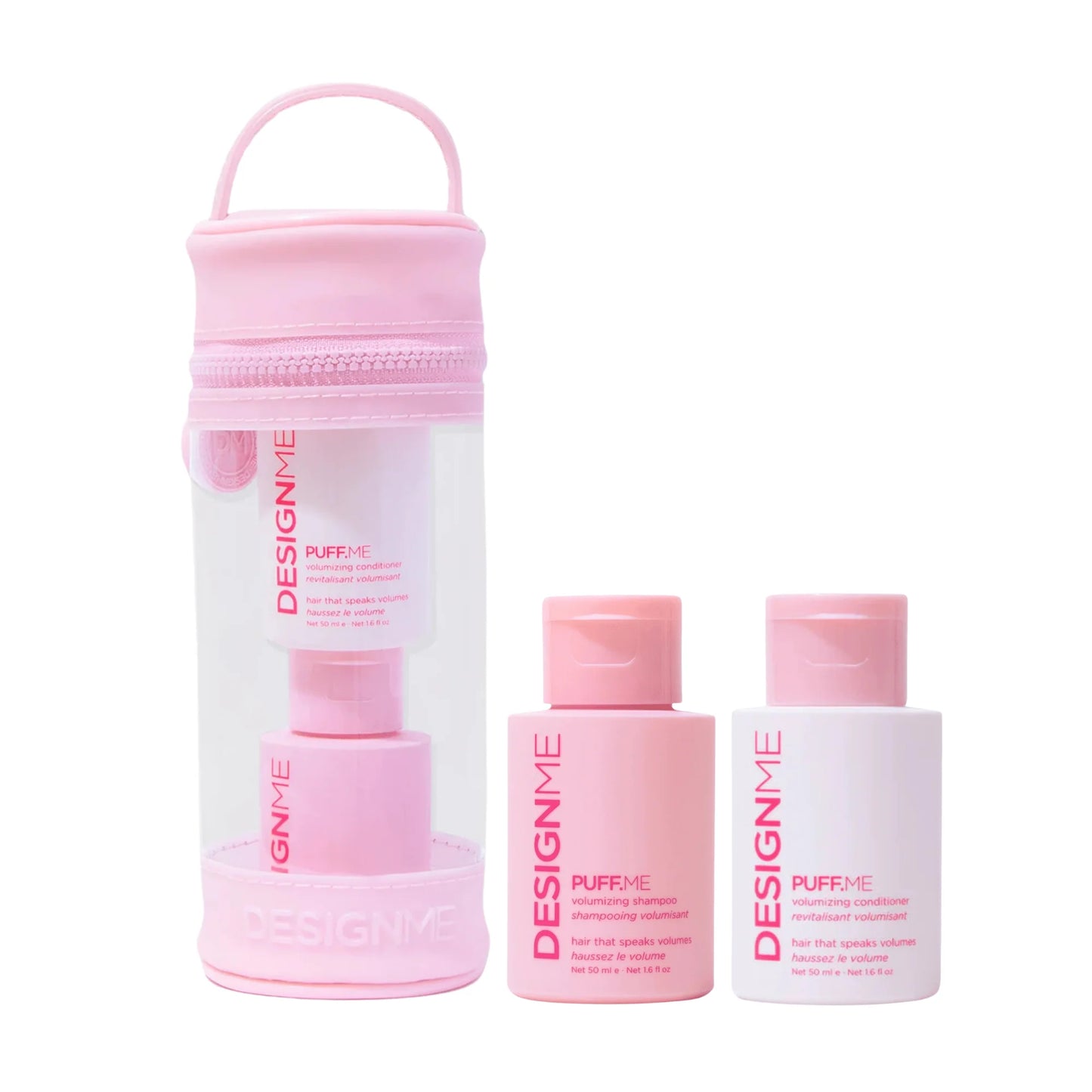 Design me duo format valise shampoing et revitalisant
