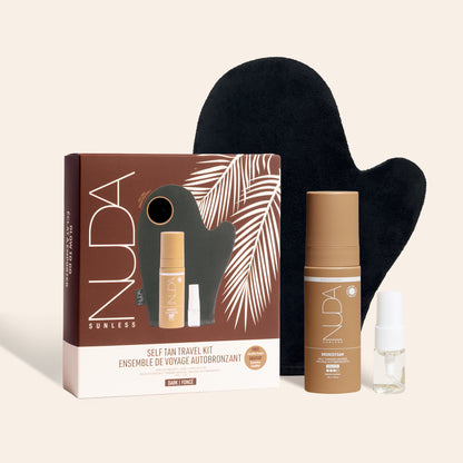 ENSEMBLE AUTOBRONZANT DE VOYAGE