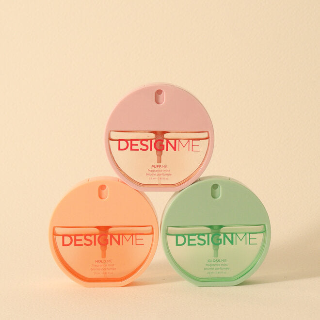 DESIGN-ME Coffret trio de brumes parfumées corps et cheveux
