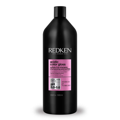 Shampoing acidic color gloss